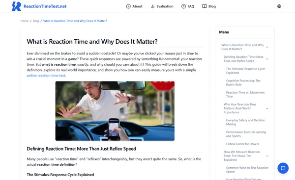 What is Reaction Time and Why Does It Matter?