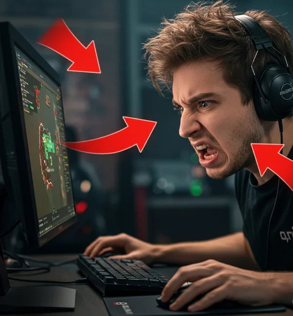 Input lag from tech affecting reaction time test scores