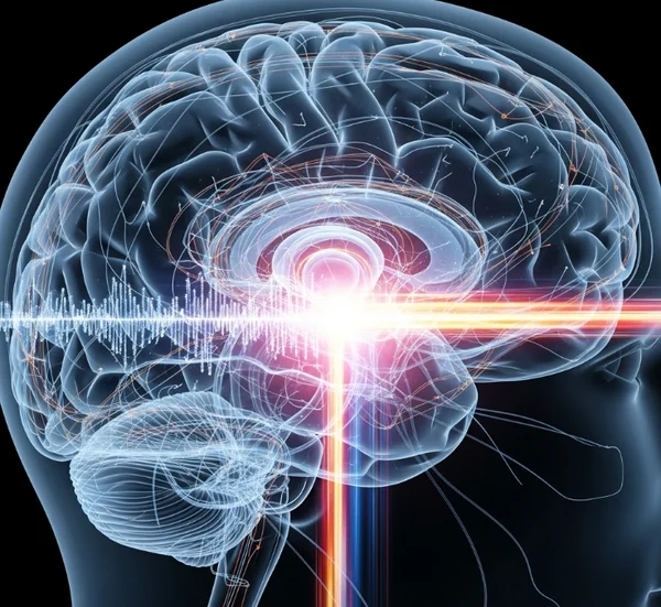 Complex neural pathways in human brain for reactions
